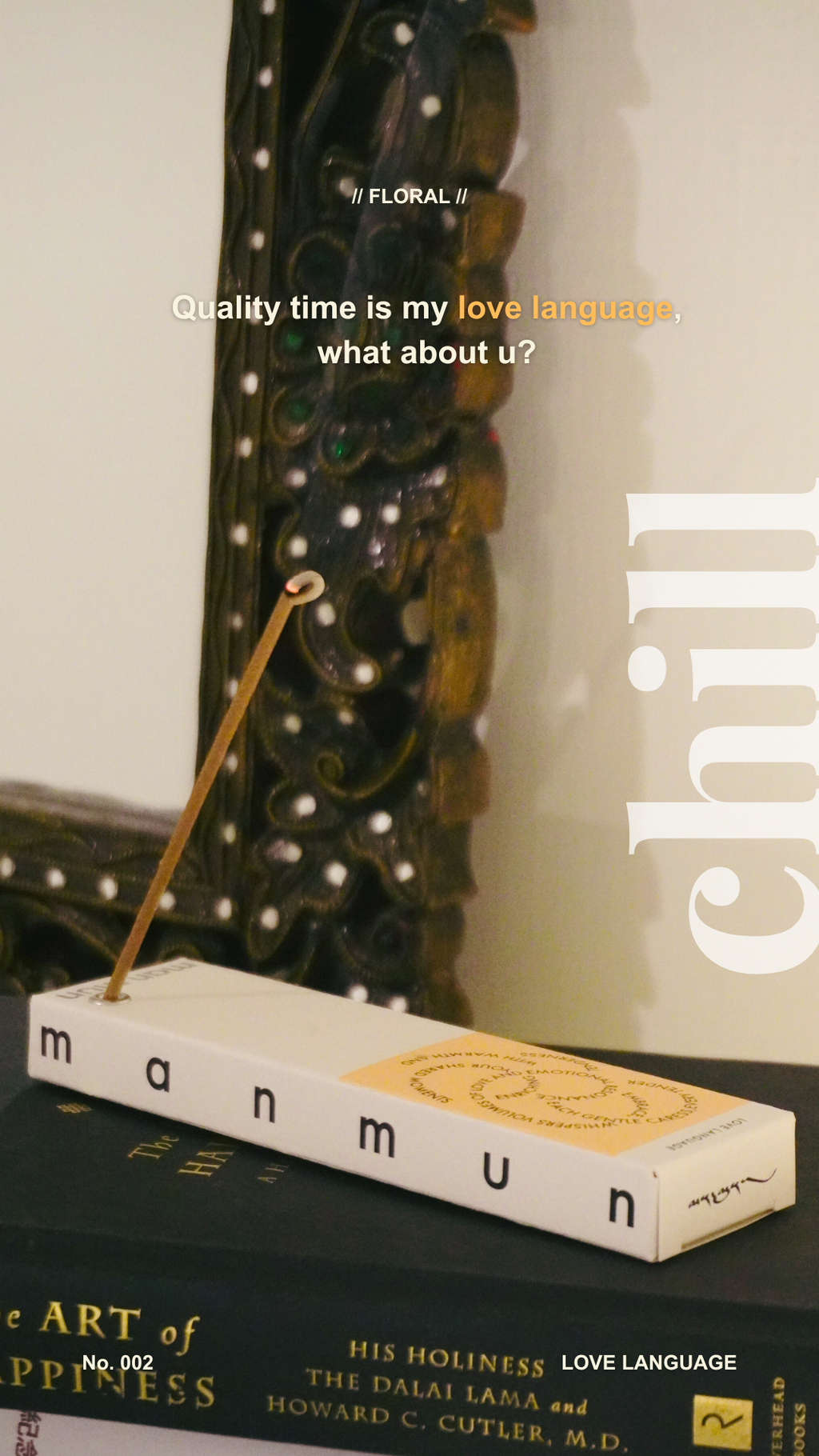 No.002 LOVE LANGUAGE — Floral Woody Notes | A Moment with Love
